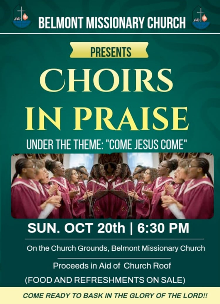 Choirs In Praise Poster