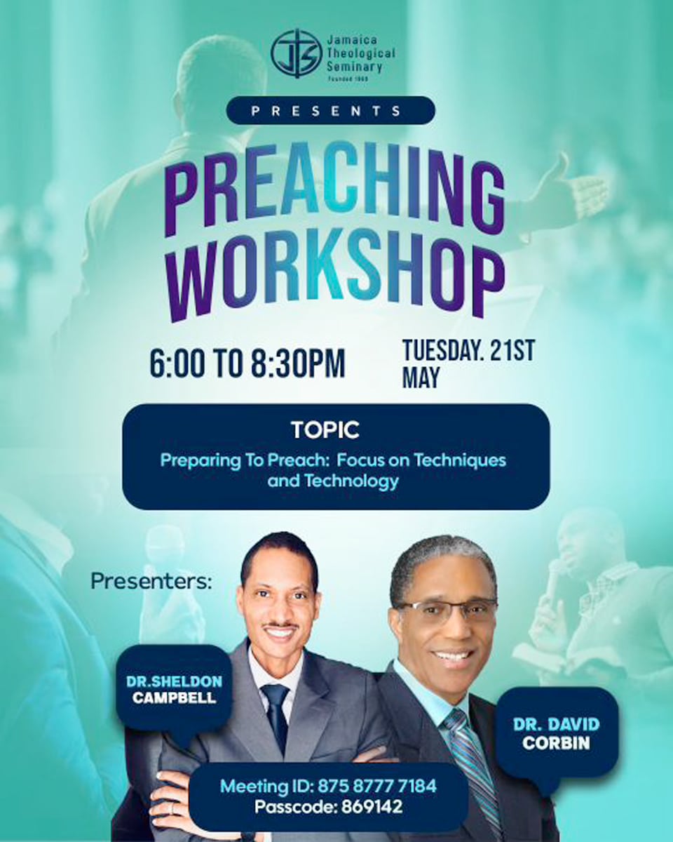 JTS Preaching Workshop Flyer