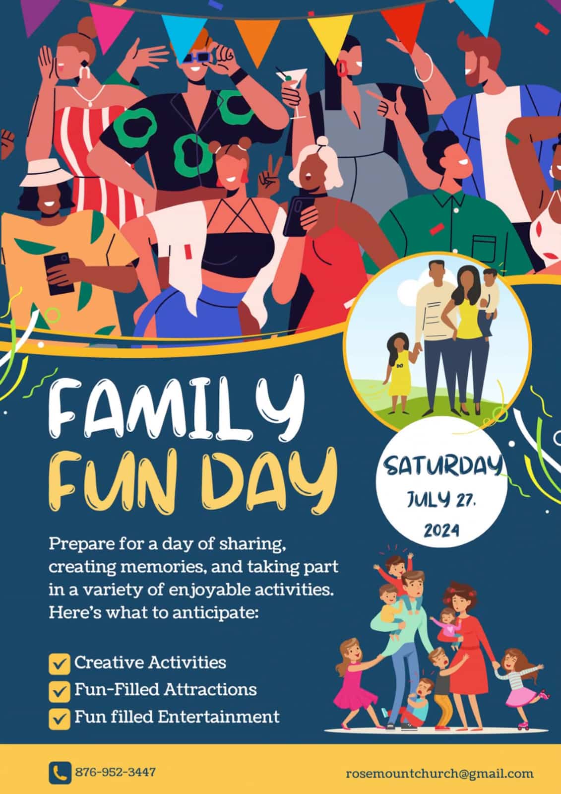 Rosemount Missionary Family Fun Day Poster,