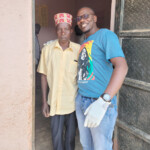 Patient with lead Doctor - Dr Emmanuel Uganda Missions 2024