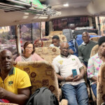 On the bus to come home. Uganda Missions 2024